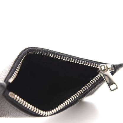 Saint Laurent Grained Calfskin 5 Fragments Zip Pouch Card Holder Black 5 of 8