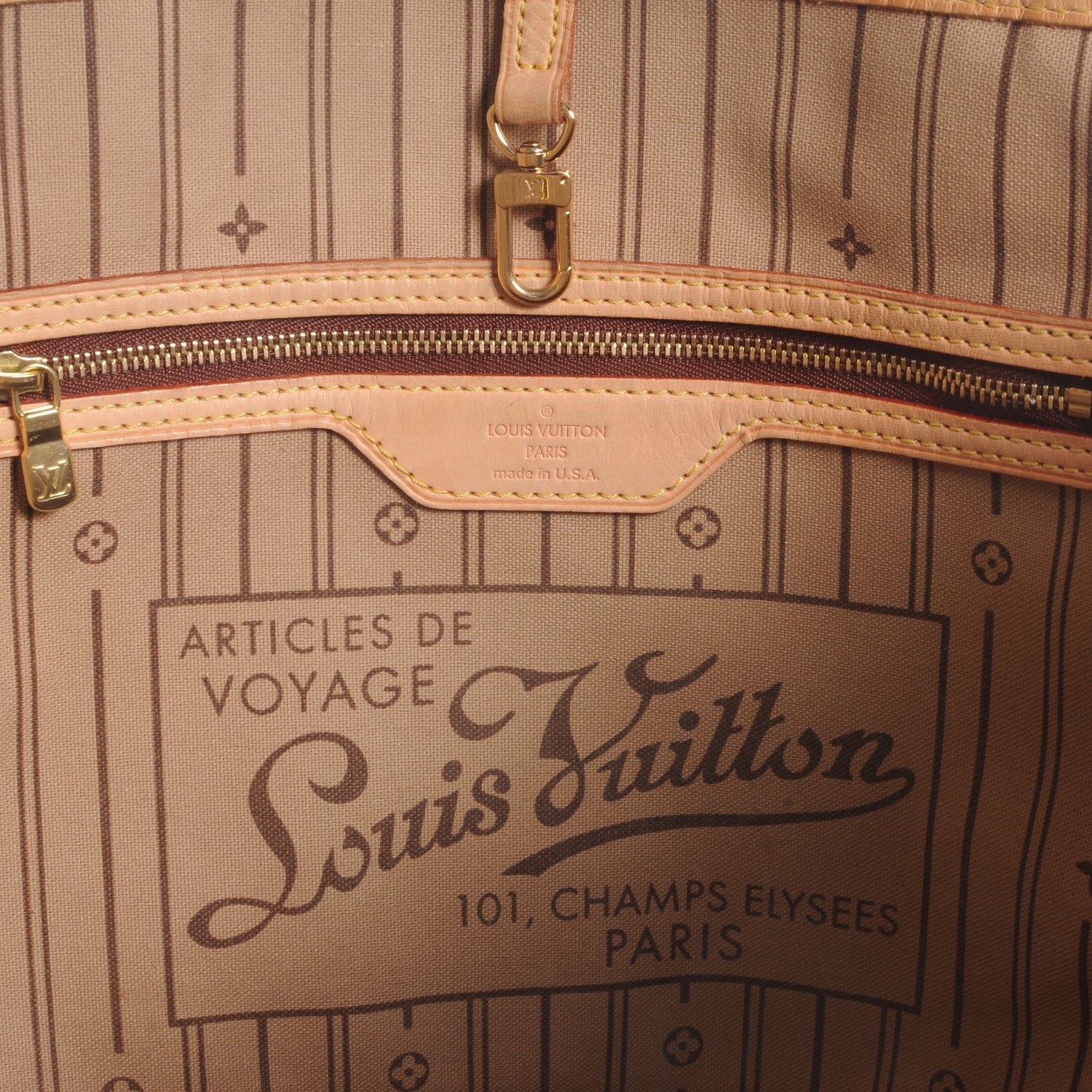 Louis Vuitton Monogram Neverfull MM 7 of 8