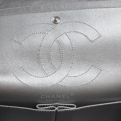 Chanel Aged Calfskin 2.55 Reissue 226 Jumbo Flap Silver 5 of 6