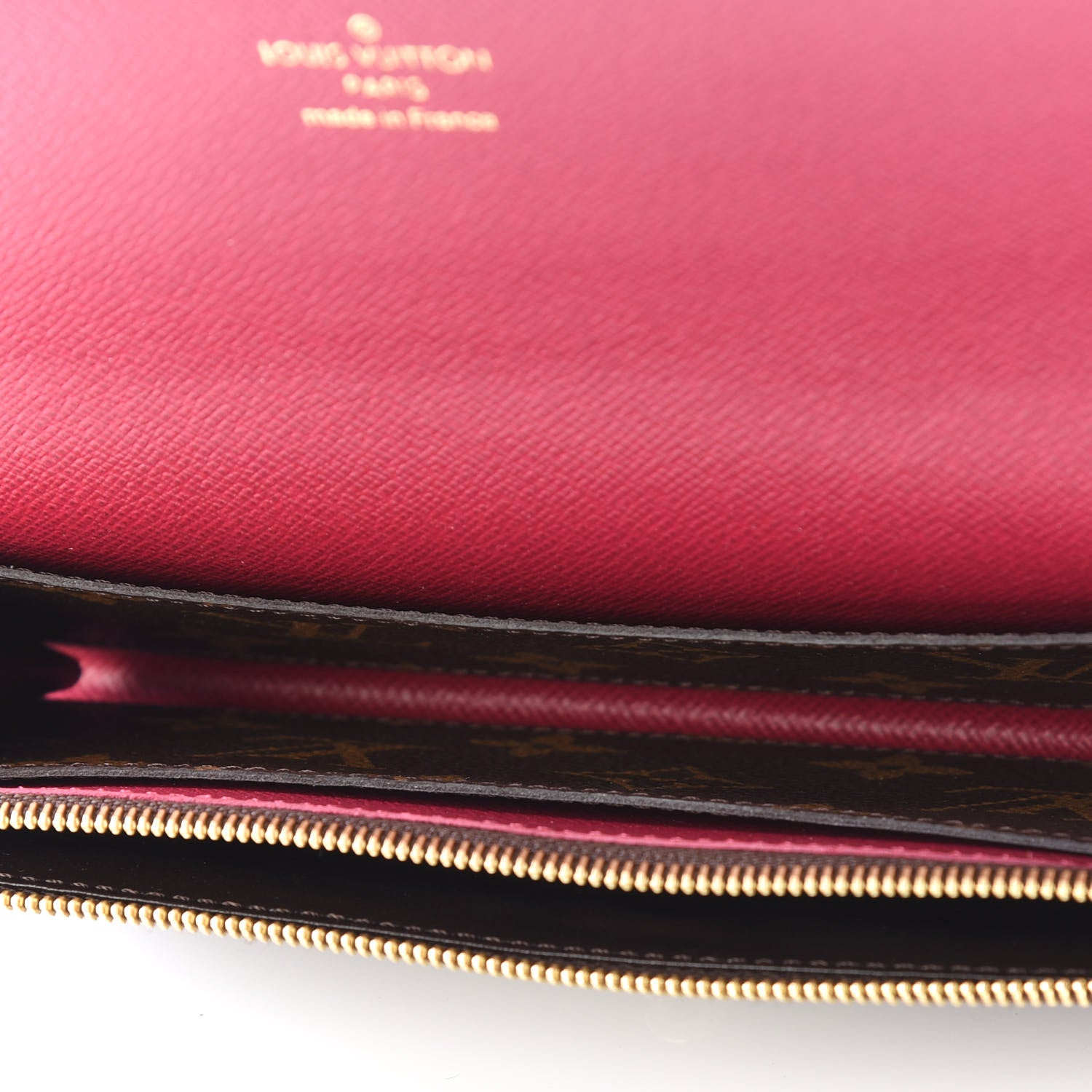 Louis Vuitton Monogram Emilie Wallet Fuchsia 2 of 4