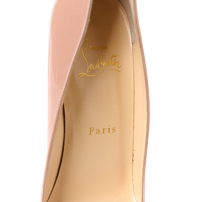 Christian Louboutin Patent Pigalle Follies 85 Pumps 38.5 Nude 7 of 10