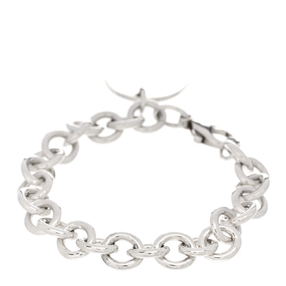 Tiffany Sterling Silver Round Tag Charm Bracelet 2 of 3