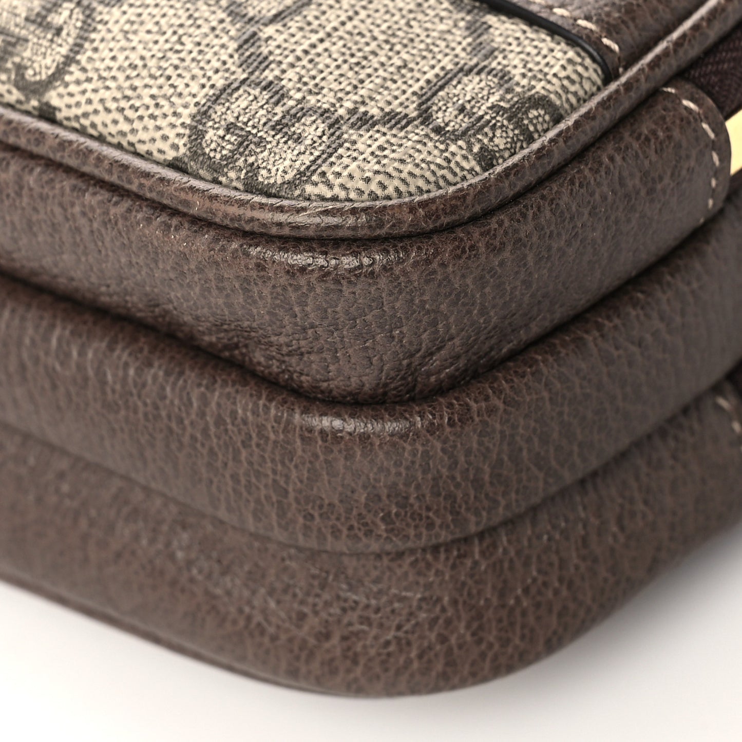 GG Supreme Monogram Web Mini Ophidia GG Bag Brown