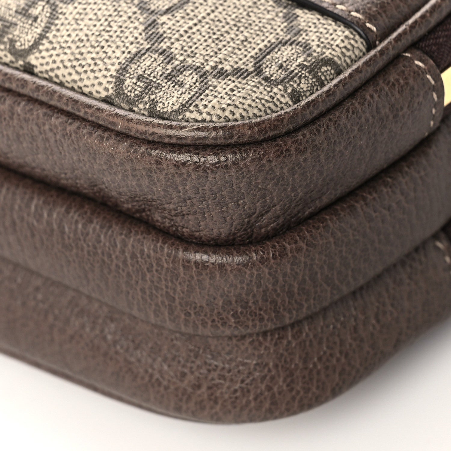 Gucci GG Supreme Monogram Web Mini Ophidia GG Bag Brown 6 of 6