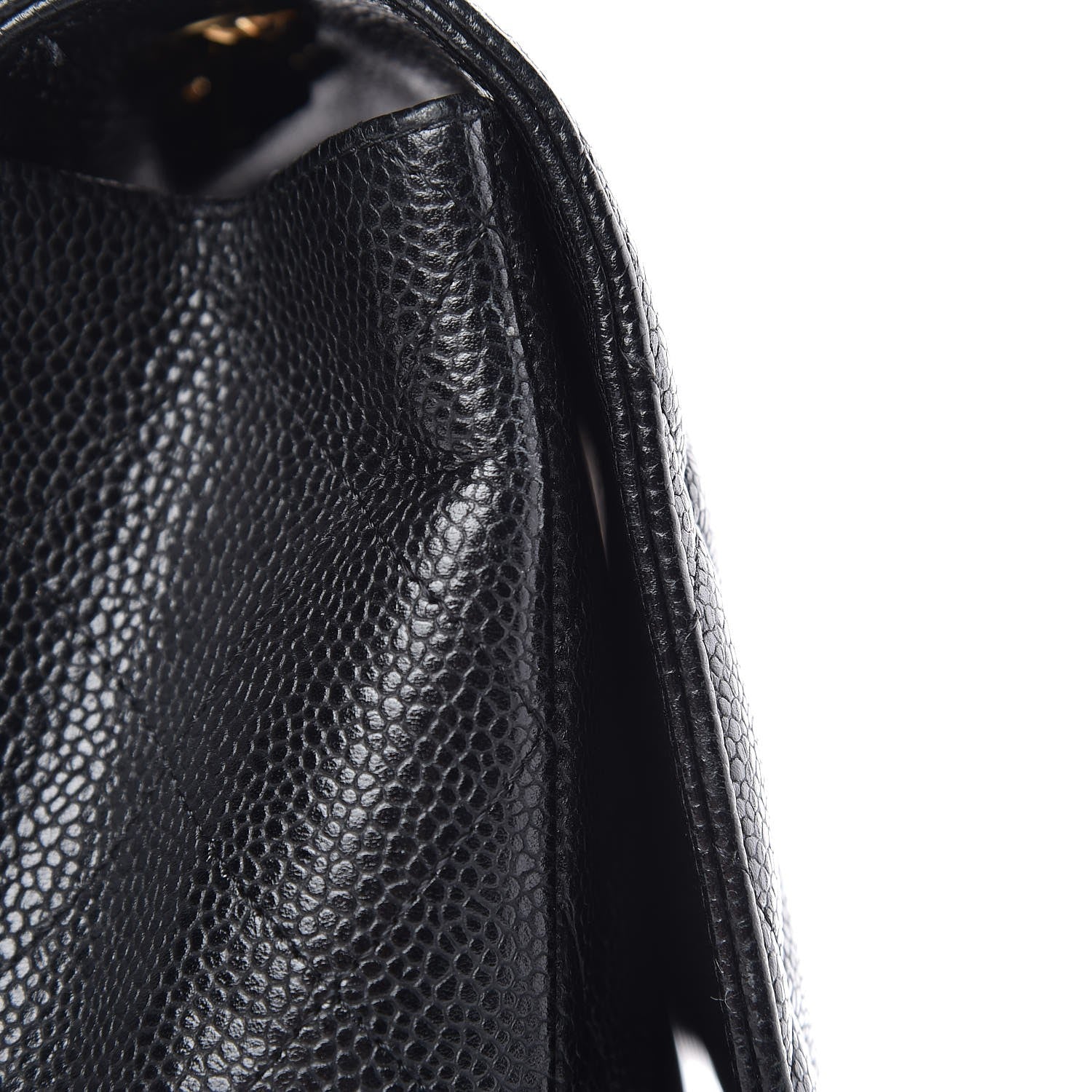 Chanel Caviar Quilted Jumbo Single Flap Black 12 of 20