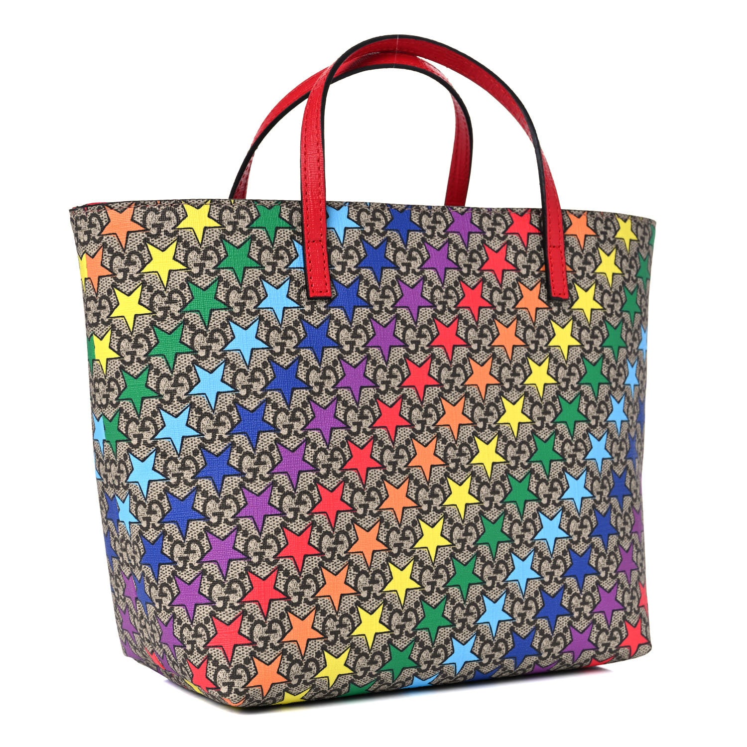 Gucci GG Supreme Monogram Childrens Star Print Tote Multicolor 3 of 10