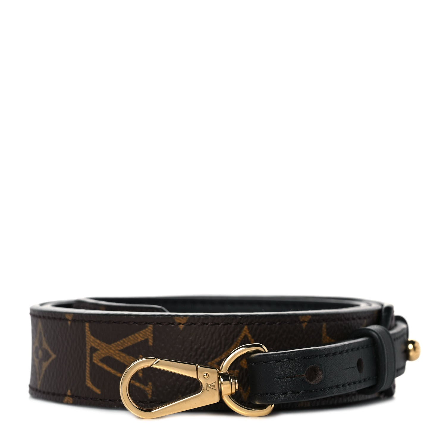 Louis Vuitton Monogram Bandouliere Shoulder Strap XL Black 1 of 5