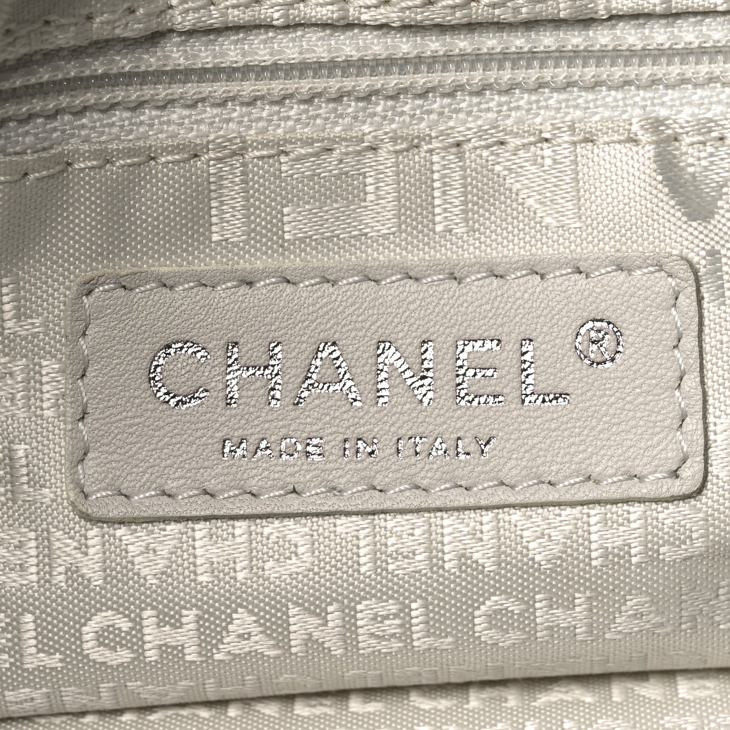 Chanel Calfskin Contrast Stitch Surpique Bucket Bag Navy 6 of 10