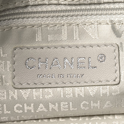 Chanel Calfskin Contrast Stitch Surpique Bucket Bag Navy 6 of 10