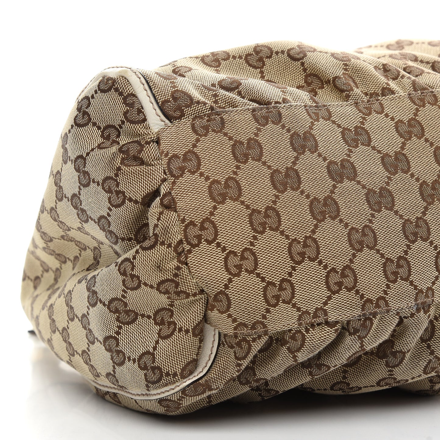 Monogram Large D Gold Hobo Off White