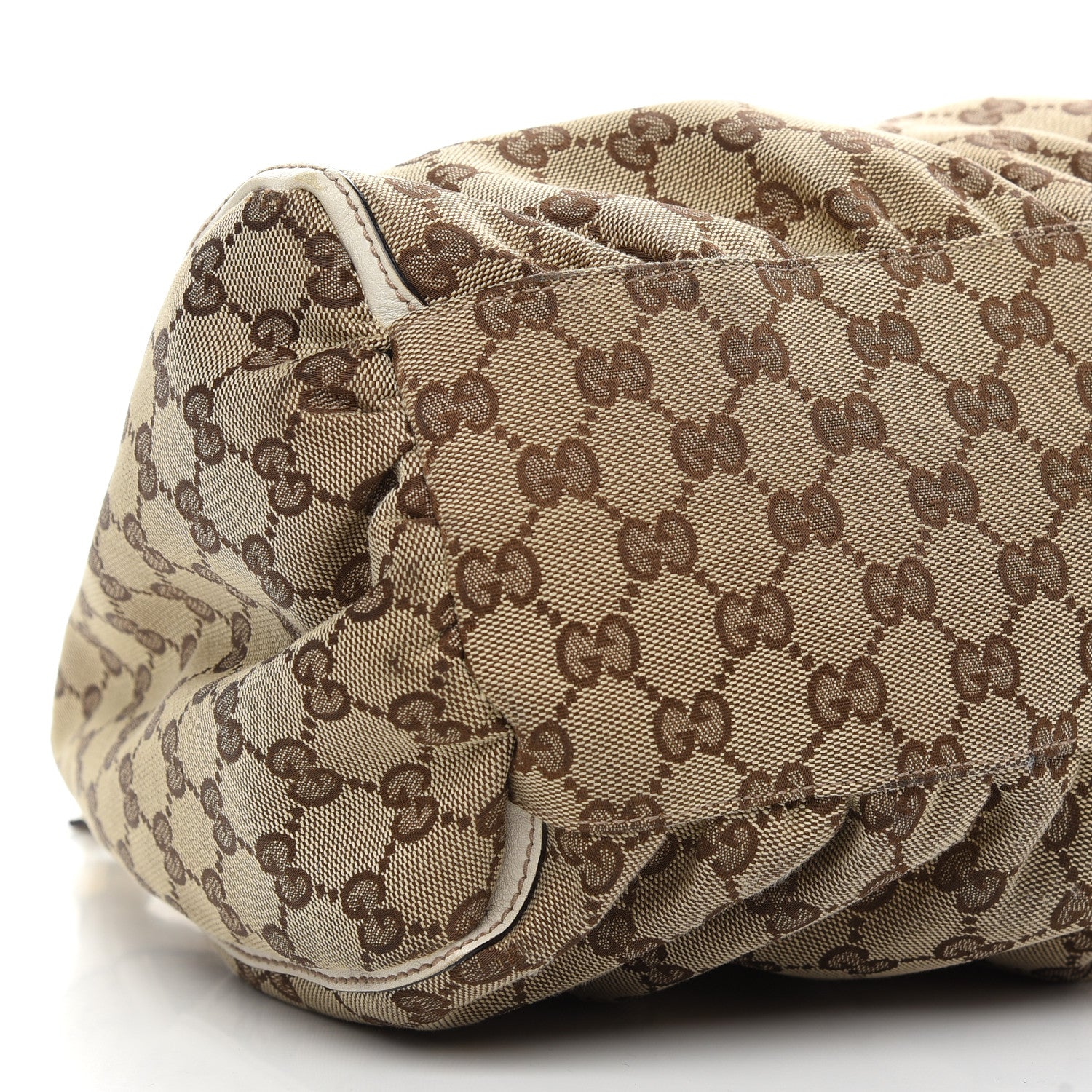 Gucci Monogram Large D Gold Hobo Off White 8 of 11