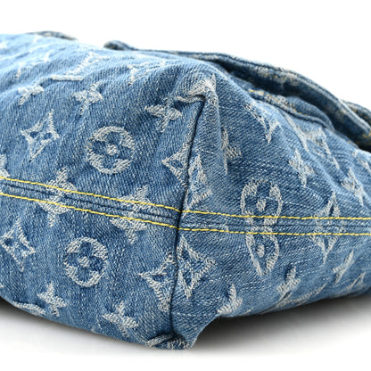 Louis Vuitton Monogram Denim Baggy NM Blue 9 of 12
