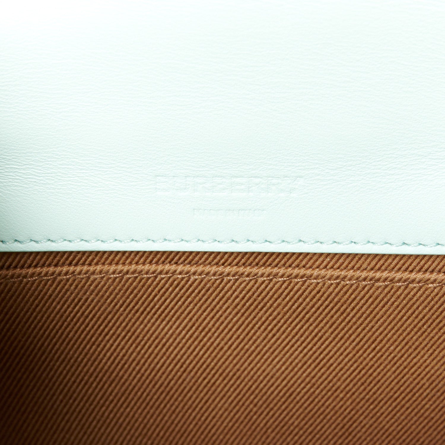 Burberry Lambskin Quilted Mini Lola Bag Cool Mint 6 of 10