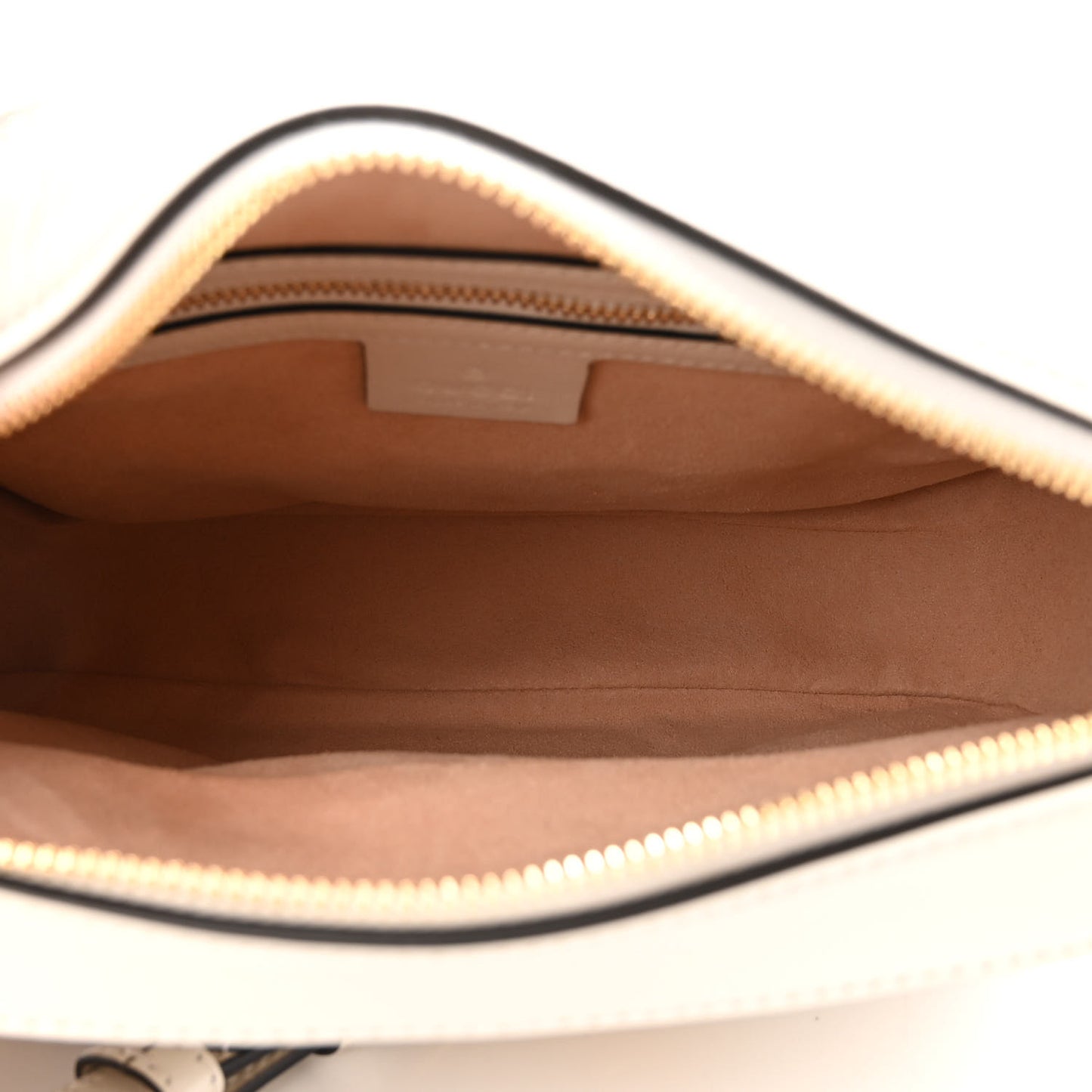GG Supreme Monogram Small Horsebit 1955 Shoulder Bag Beige Mystic White