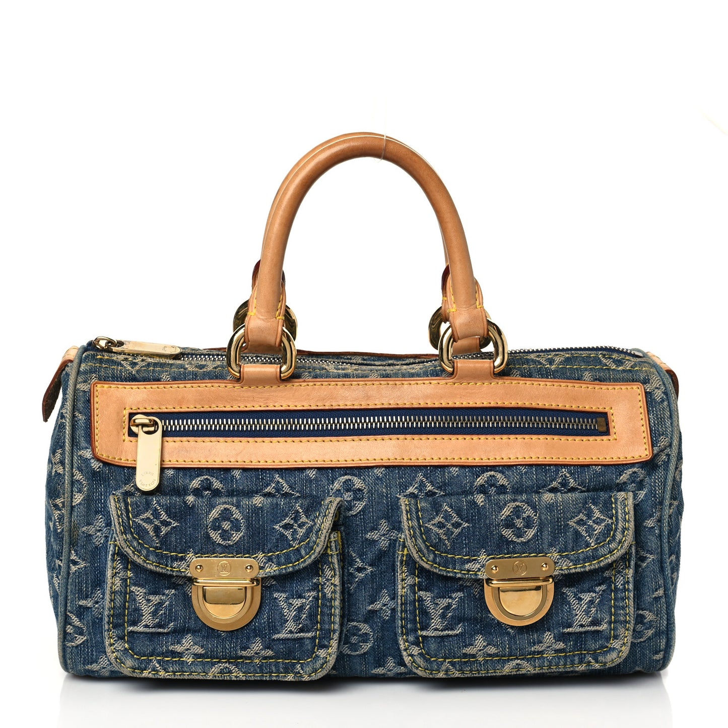 Monogram Denim Neo Speedy Blue