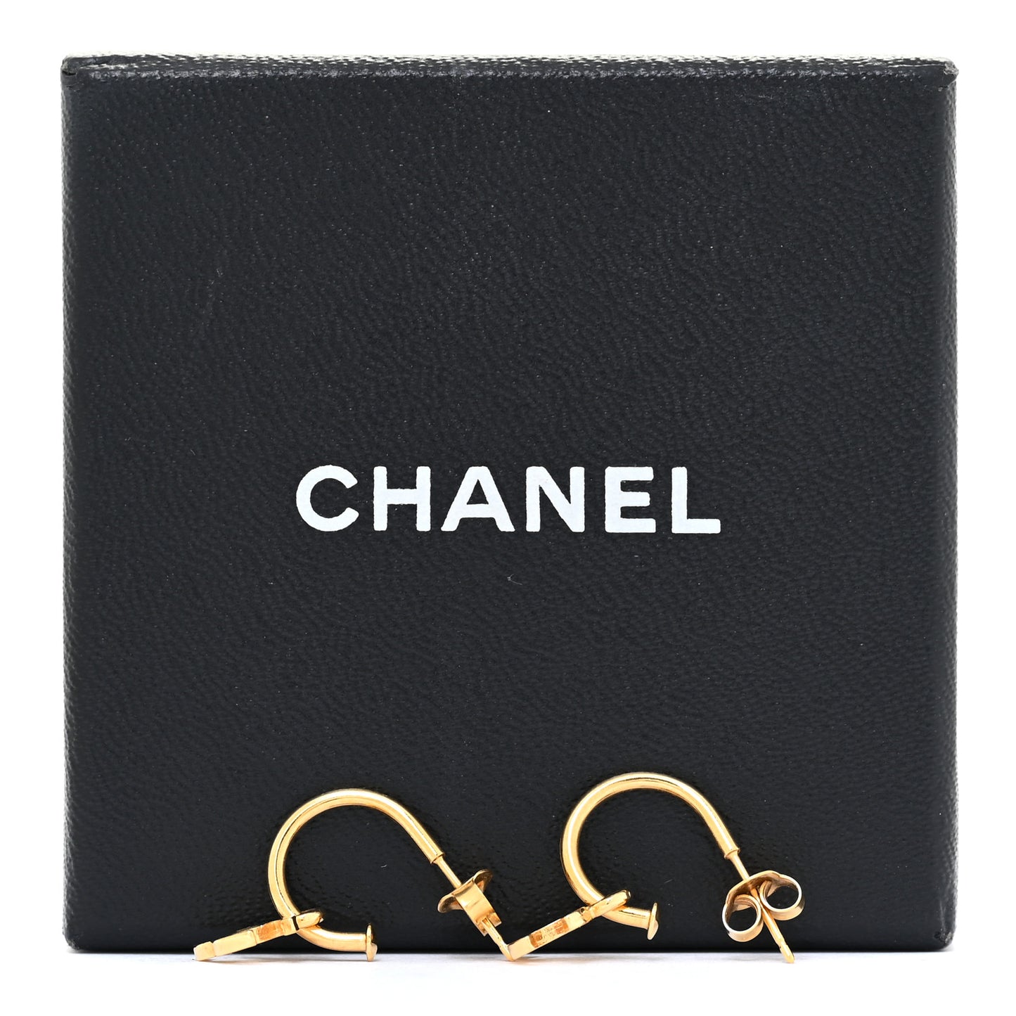 CC Hoop Earrings Gold
