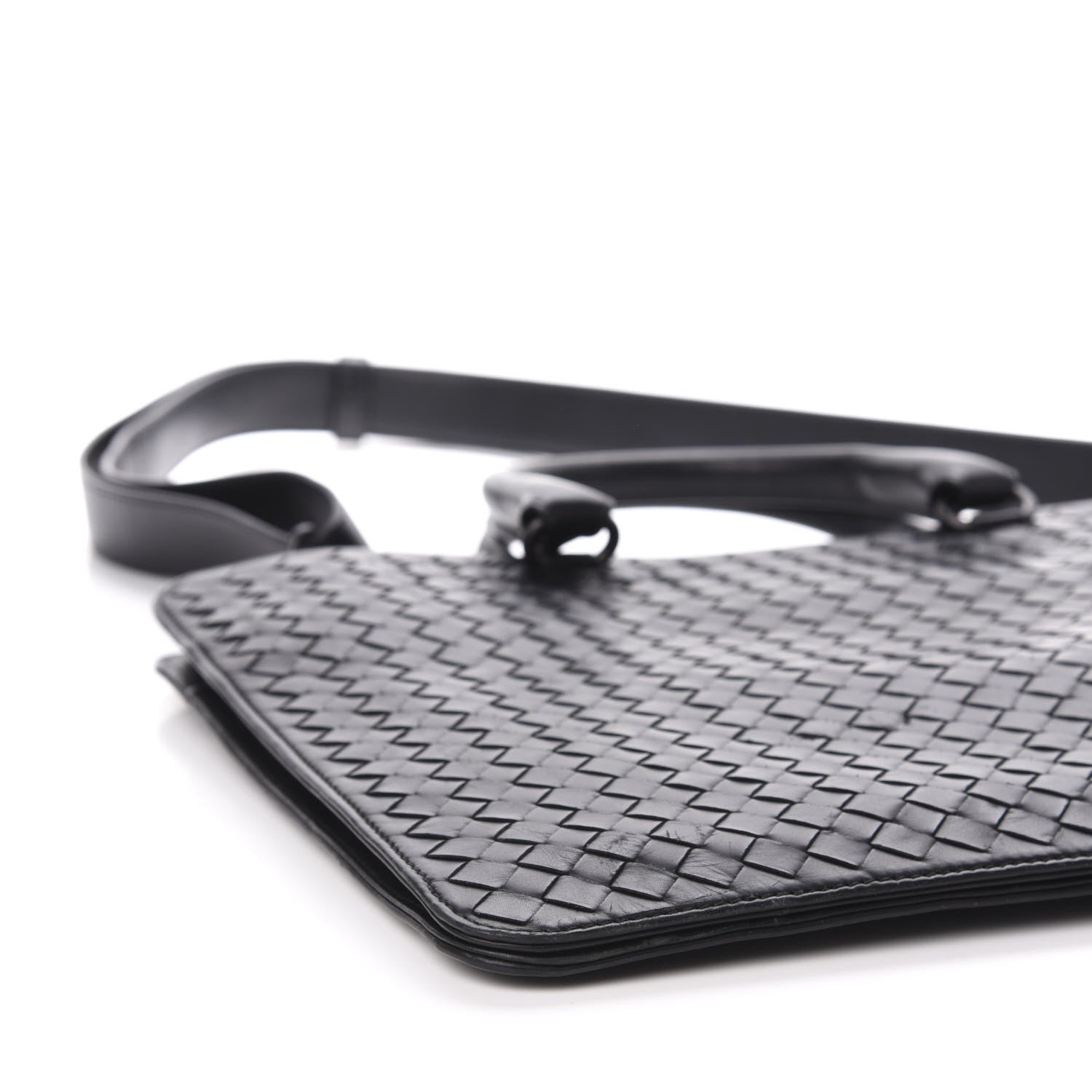 Bottega Veneta Intrecciato Briefcase Black 10 of 12