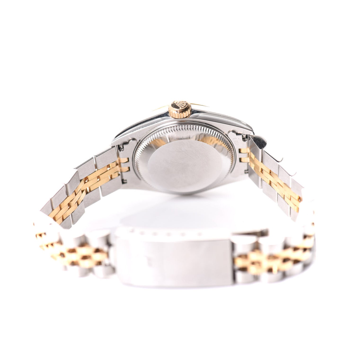 Stainless Steel 18K Yellow Gold Diamond 26mm Oyster Perpetual Datejust Watch Champagne 69173