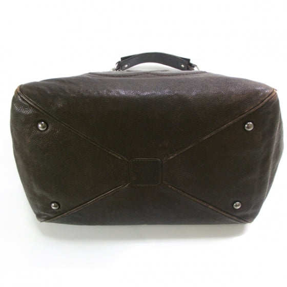 Caviar CC Shoulder Bag Brown