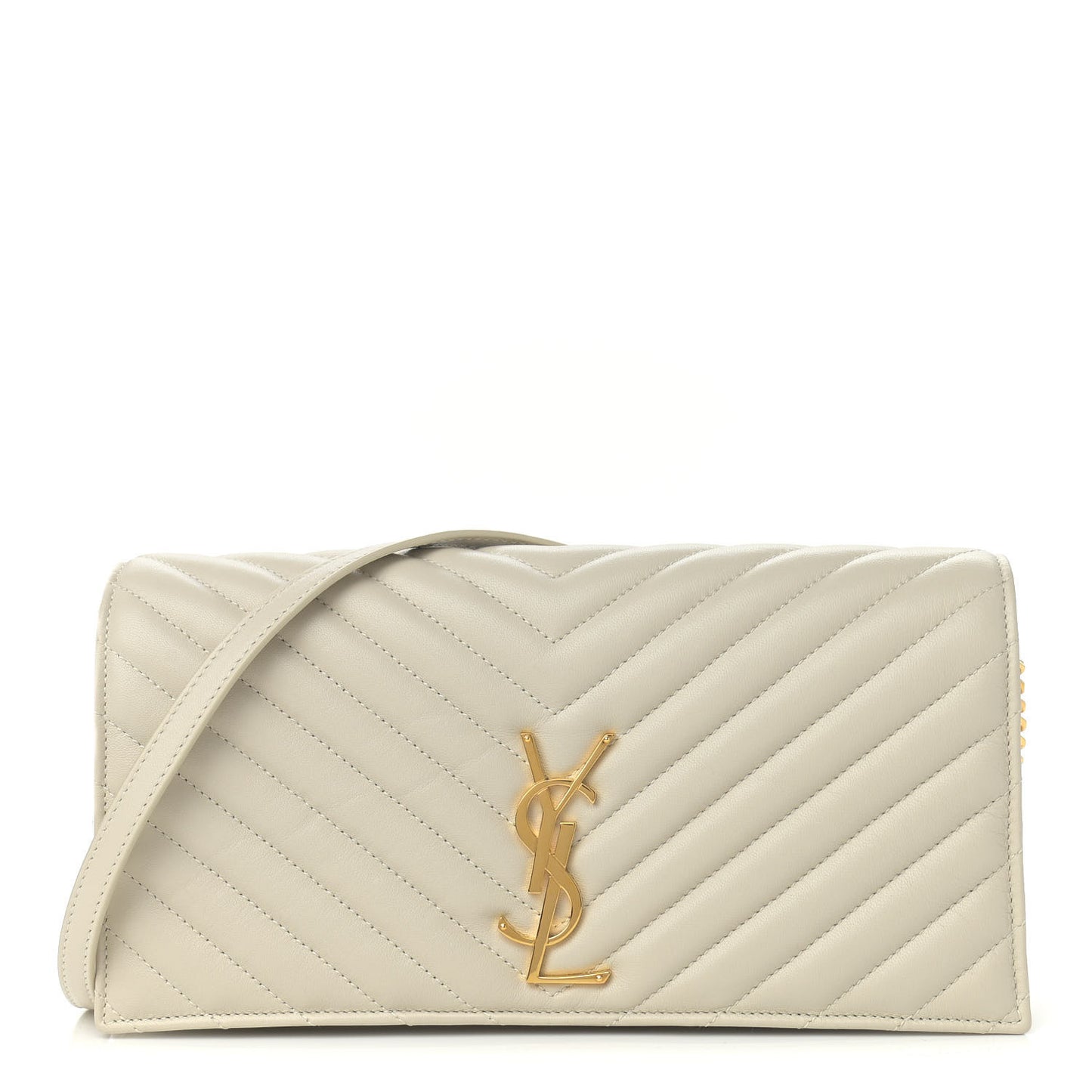 Lambskin Matelasse Monogram Kate 99 Crema Soft