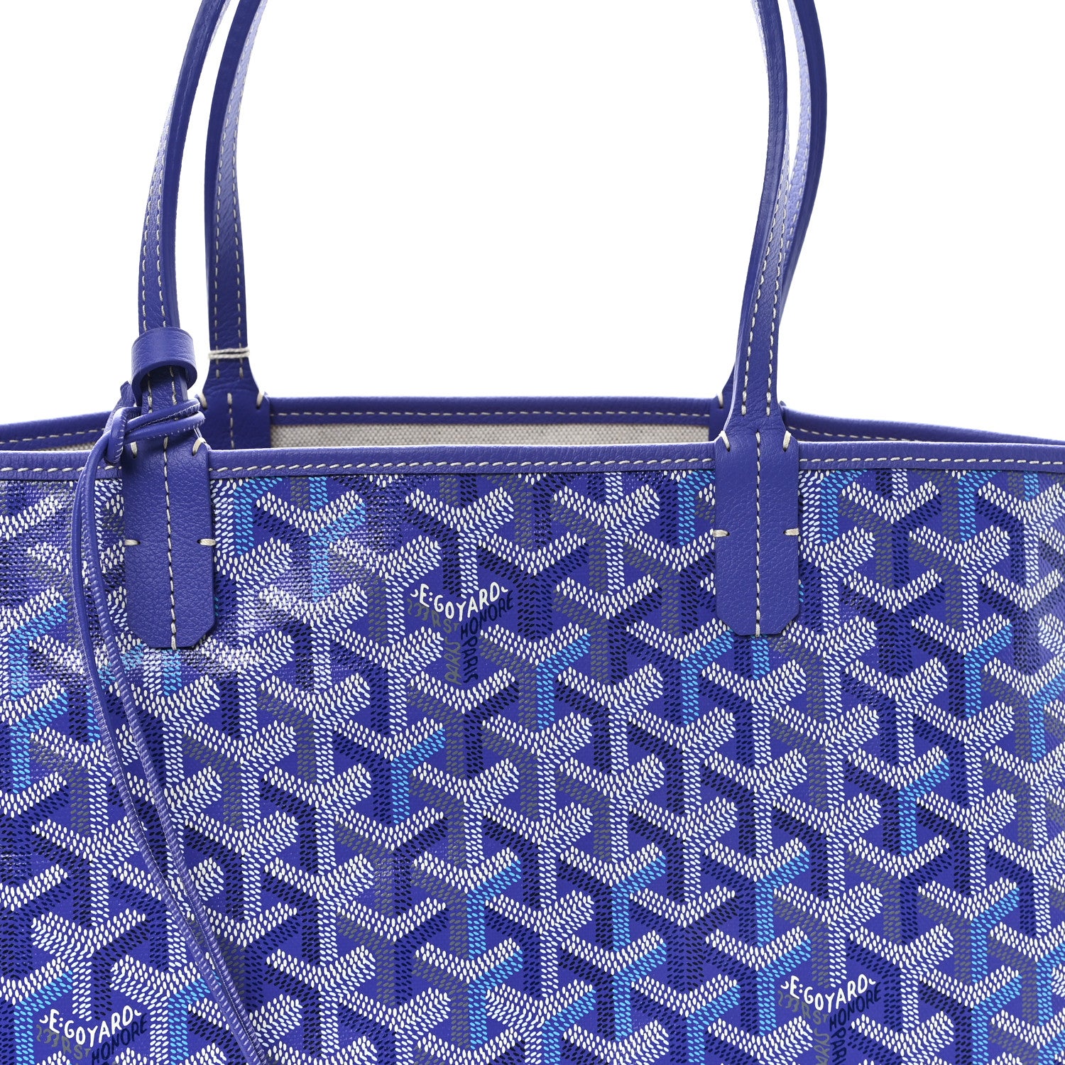 Goyard Goyardine Saint Louis PM Blueberry Purple 9 of 11