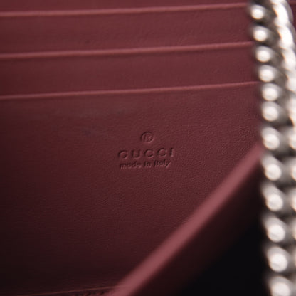 Gucci GG Supreme Monogram Blooms Mini Dionysus Chain Wallet Beige Multicolor Dry Rose 8 of 15