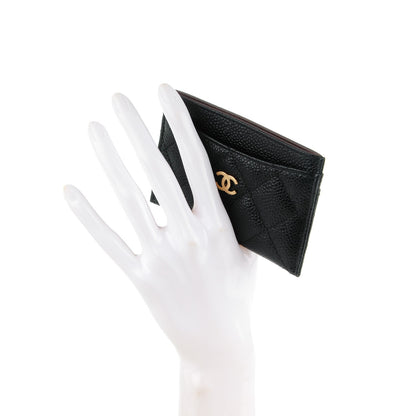 Chanel Caviar Quilted Card Holder Black 2 of 8