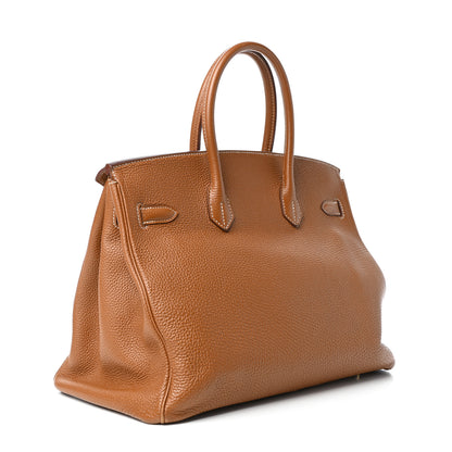 Hermes Togo Birkin 35 Gold 3 of 42
