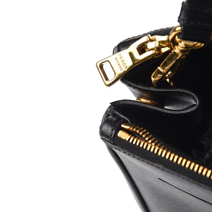 Prada Saffiano Large Galleria Double Zip Tote Black 9 of 16