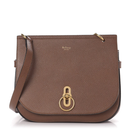 Mulberry Small Classic Grain Calfskin Amberley Satchel Oak 1 of 11