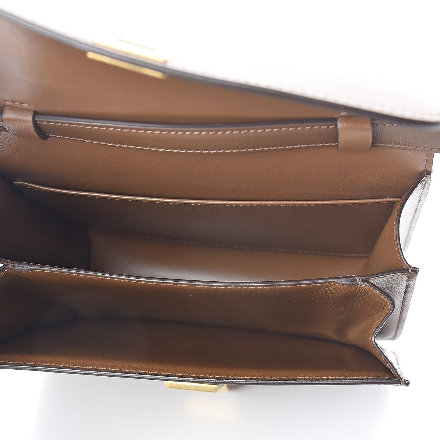Box Calfskin Teen Classic Box Flap Bag Camel