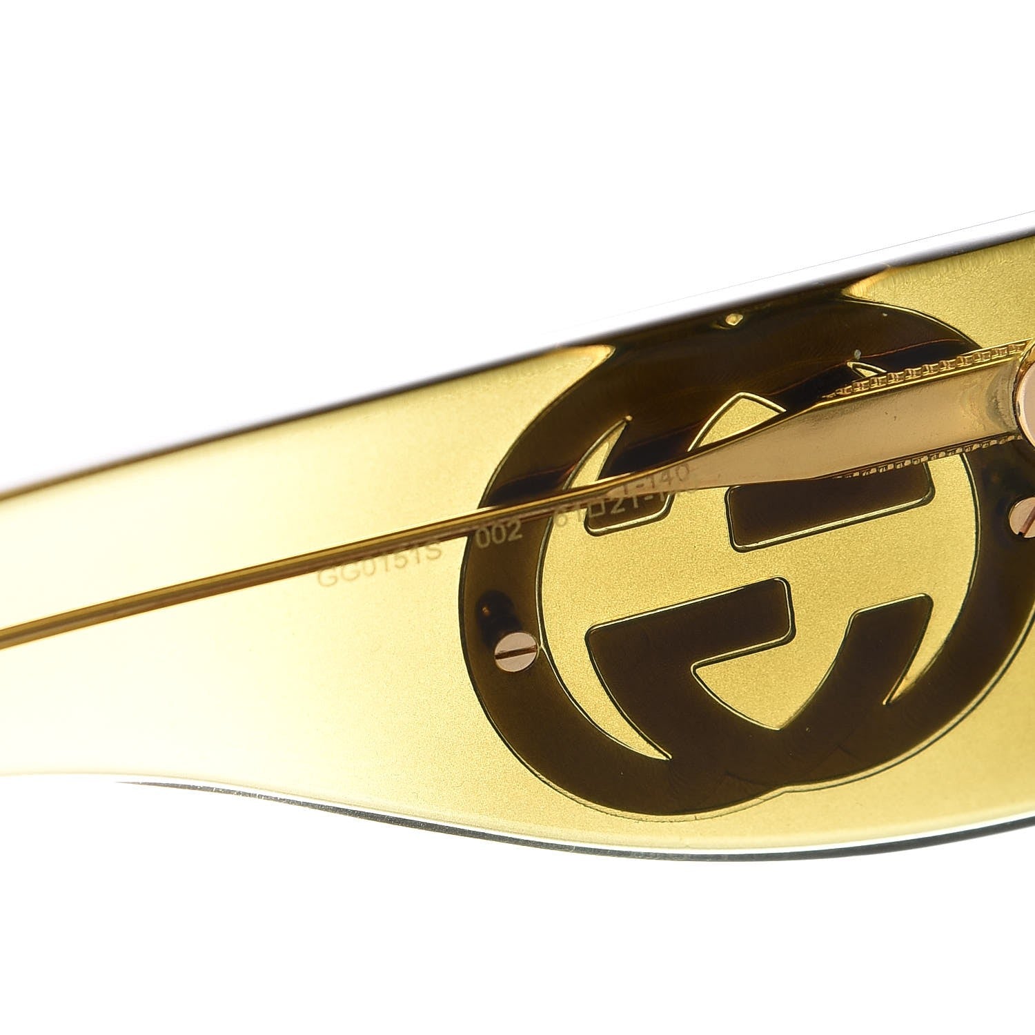 Gucci Acetate Oversized Interlocking G Sunglasses Yellow 6 of 9