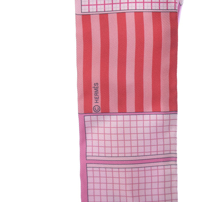 Hermes Silk Couvertures Nouvelles Twilly Rose Grenadine 3 of 3