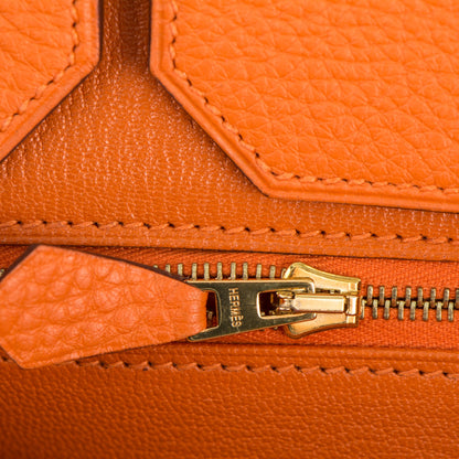 Hermes Togo Birkin 40 Orange 22 of 23
