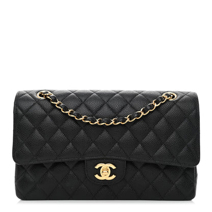 Chanel Caviar Quilted Medium Double Flap Black 1 of 11