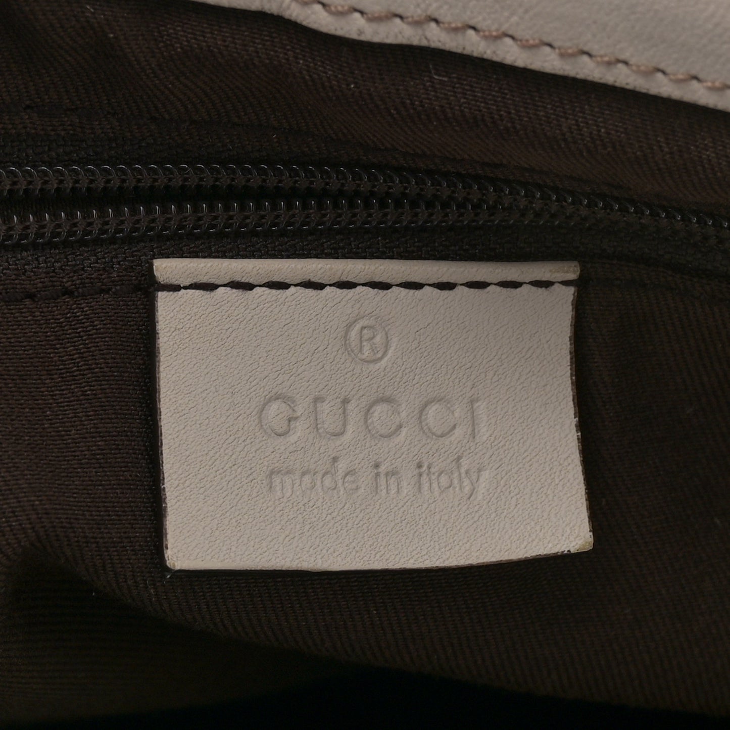 Monogram Large D Gold Ring Hobo Off White