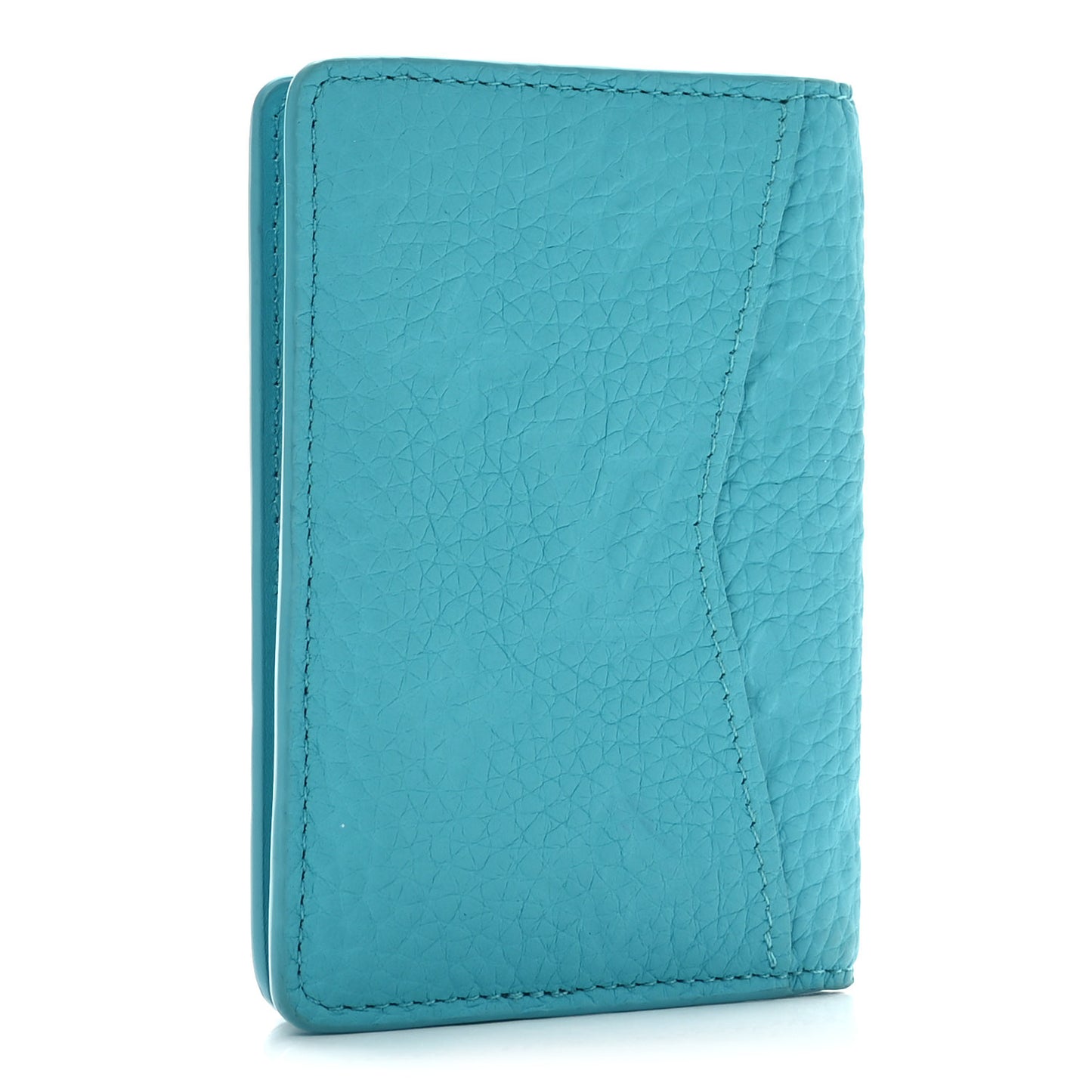 Taurillon Monogram Pocket Organizer Turquoise