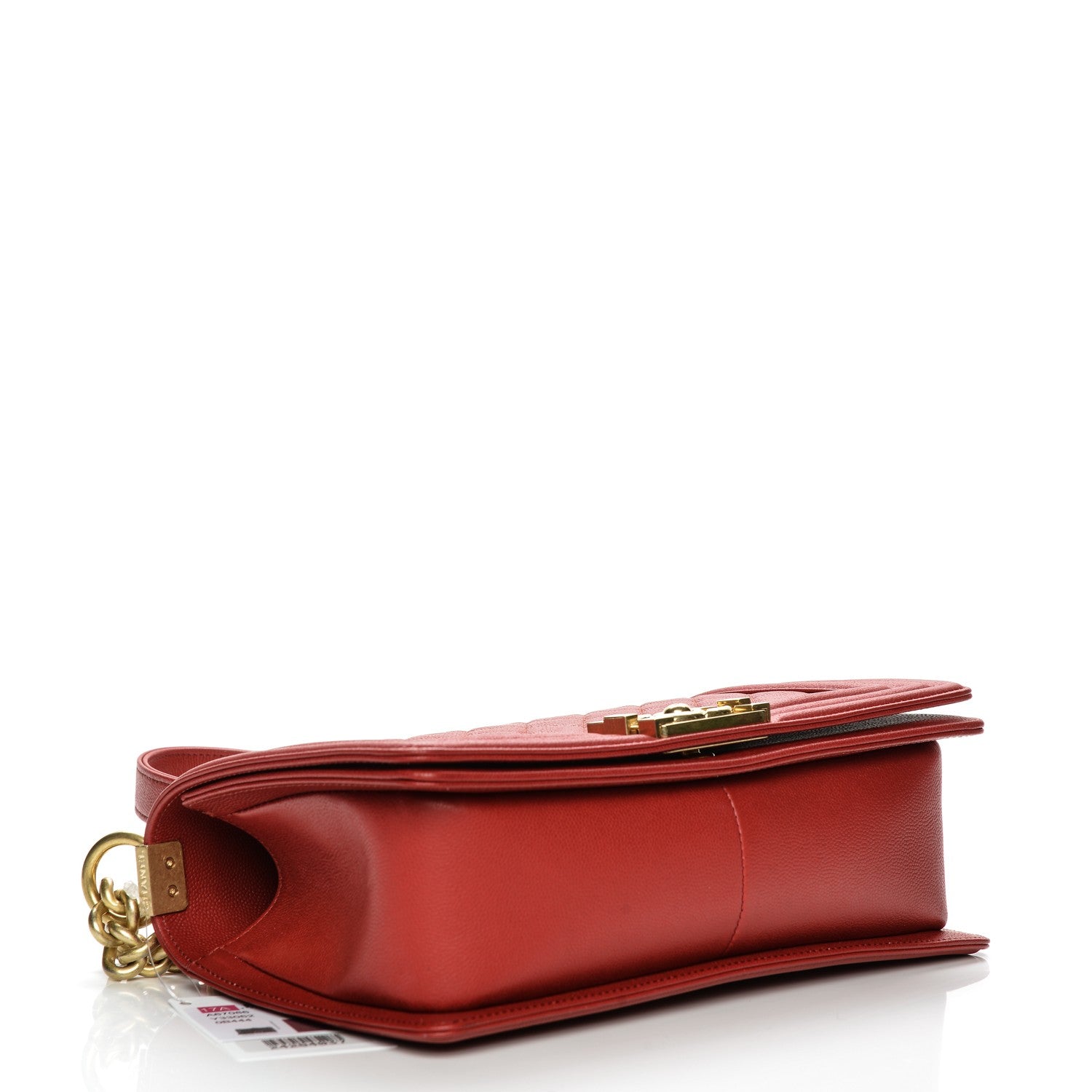 Chanel Caviar Medium Boy Flap Dark Red 4 of 7