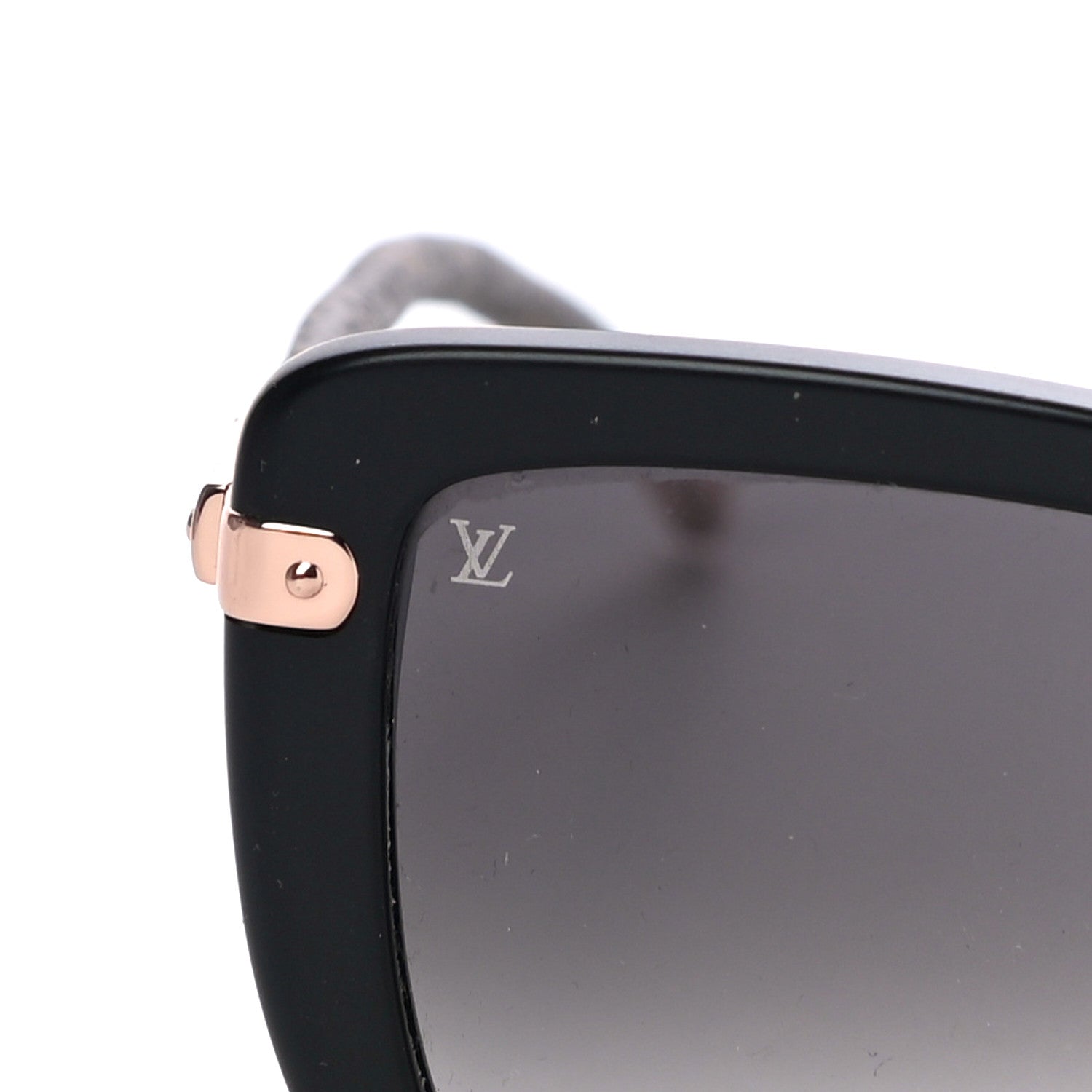 Louis Vuitton Monogram Acetate Charlotte Sunglasses Z0781W Black 5 of 7