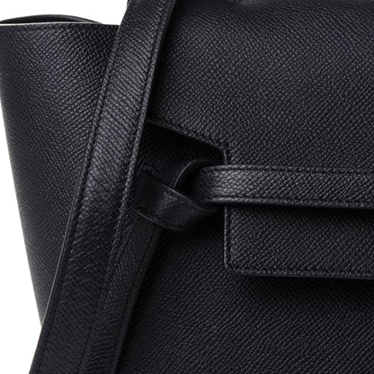 Celine Baby Grained Calfskin Micro Belt Bag Black 13 of 15