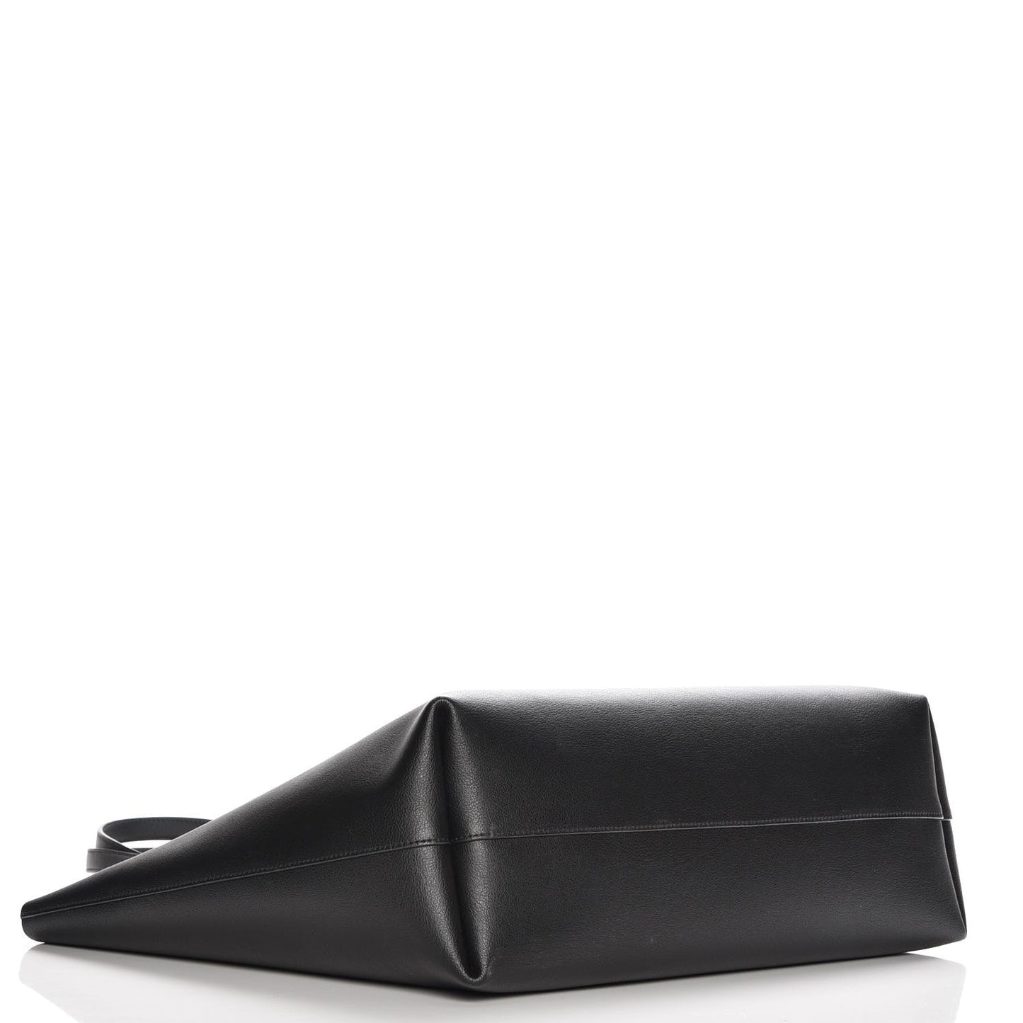 Calfskin Large Shopping Tote Black