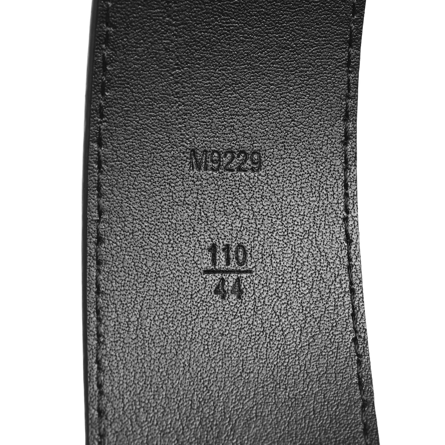 Epi LV Initiales Belt 110 44 Black