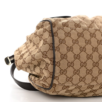 Gucci Monogram Medium Sukey Boston Bag Dark Brown 8 of 10