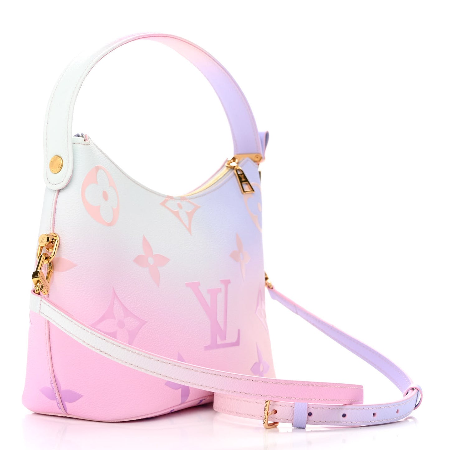 Monogram Giant Spring In The City Marshmallow Hobo PM Sunrise Pastel