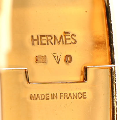 Hermes Enamel Wide Clic Clac H Bracelet PM China Red 4 of 6