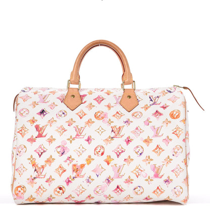 Louis Vuitton Watercolor Aquarelle Speedy 35 White 1 of 11
