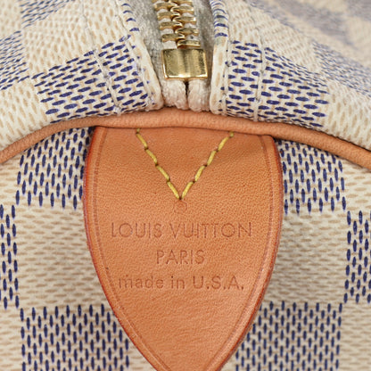 Louis Vuitton Damier Azur Speedy 30 12 of 16