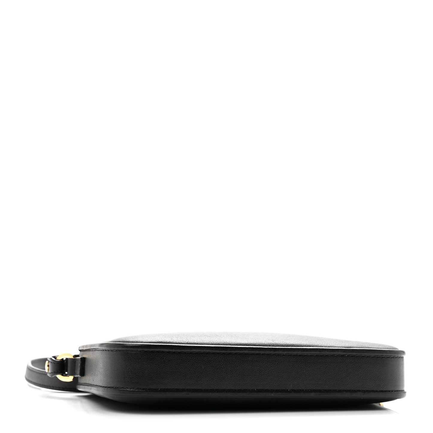 Calfskin Mini Vlogo Crossbody Bag Black