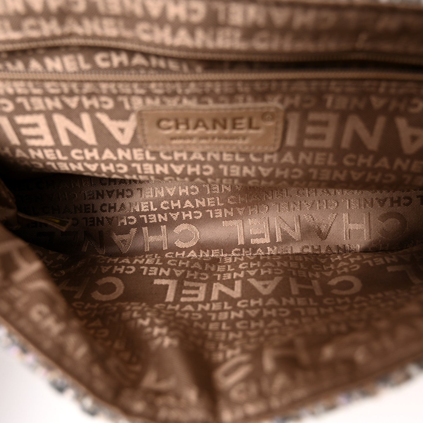 Tweed Medium Fantasy Flap Grey
