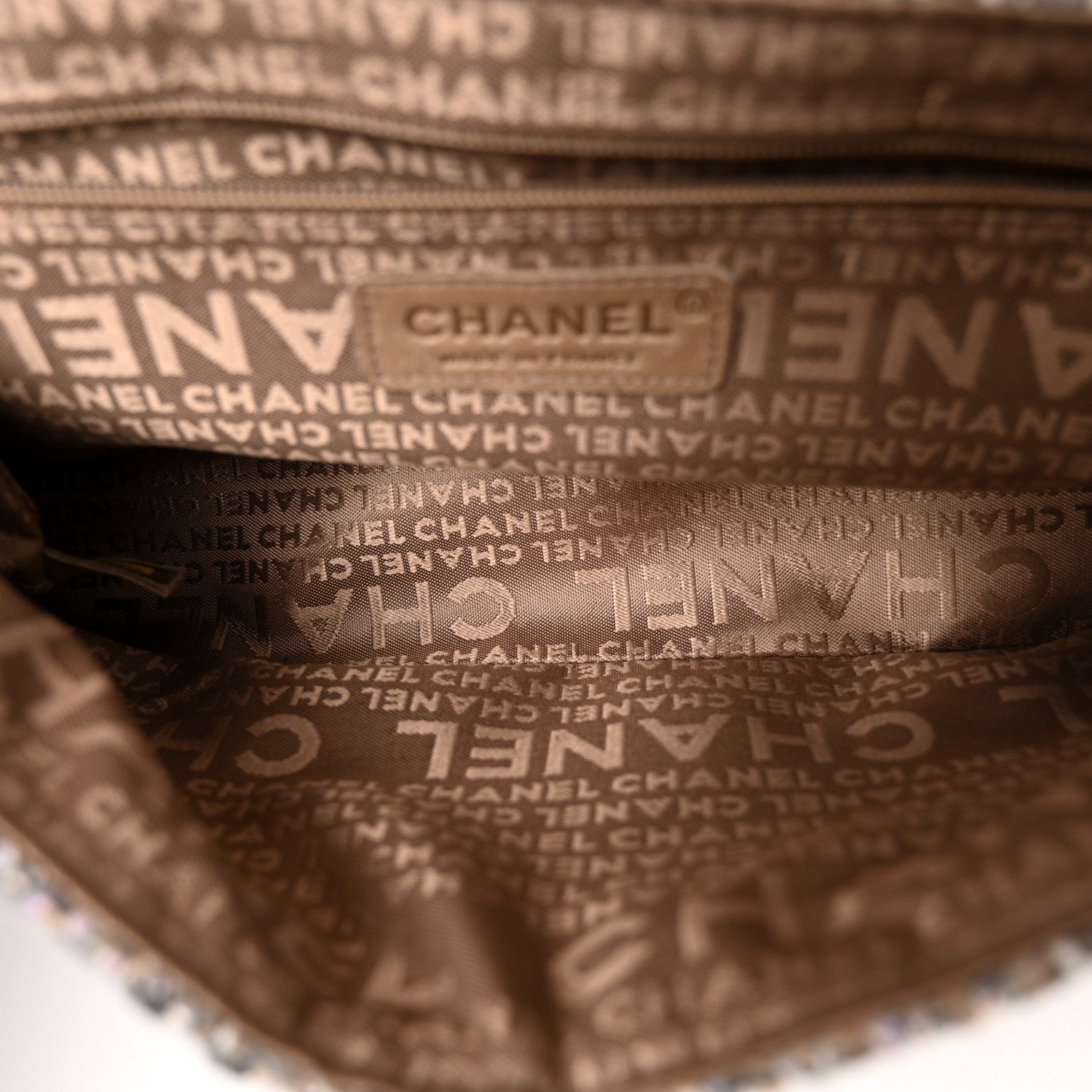 Chanel Tweed Medium Fantasy Flap Grey 5 of 12